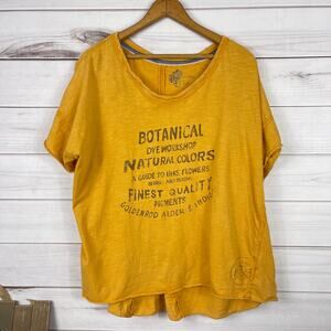 Pilcro Yellow Short Sleeve Tee